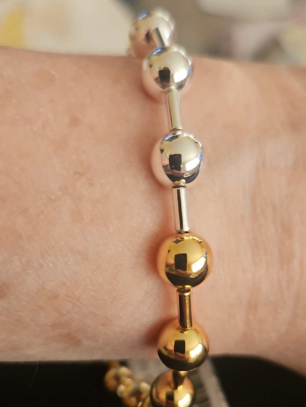 JENNY BIRD CELESTE TWO-TONED BRACELET NWT - Picture 5 of 5